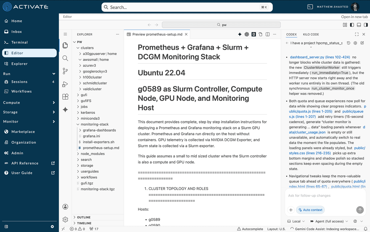 Integrated Data Transfer Screenshot