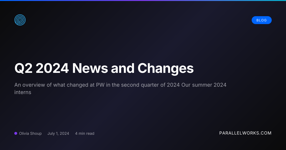 Q2 2024 News and Changes | Blog