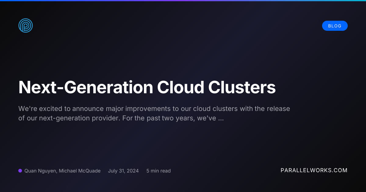 Next-Generation Cloud Clusters | Blog